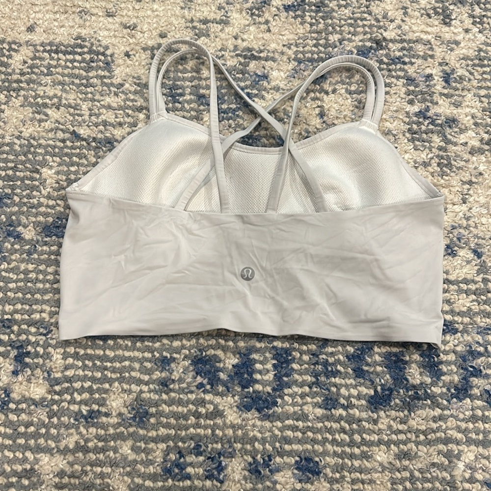 White cross bra lululemon